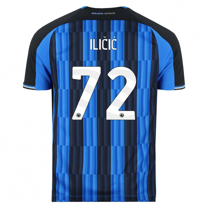 Danxen Homme Maillot Josip Ilicic #72 Bleu Noir Rouge Tenues Domicile 2026/27 T-Shirt