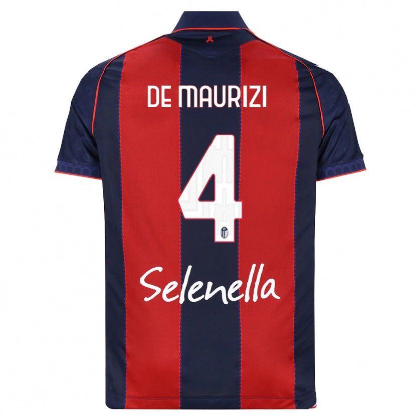 Danxen Homme Maillot Alessandro De Maurizi #4 Bleu Roi Rouge Blanc Tenues Domicile 2026/27 T-Shirt