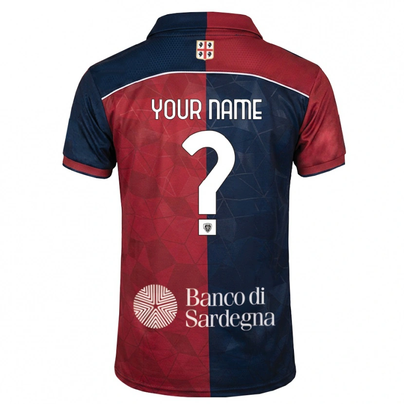 Danxen Homme Maillot Votre Nom #0 Bourgogne Bleu Roi Tenues Domicile 2026/27 T-Shirt