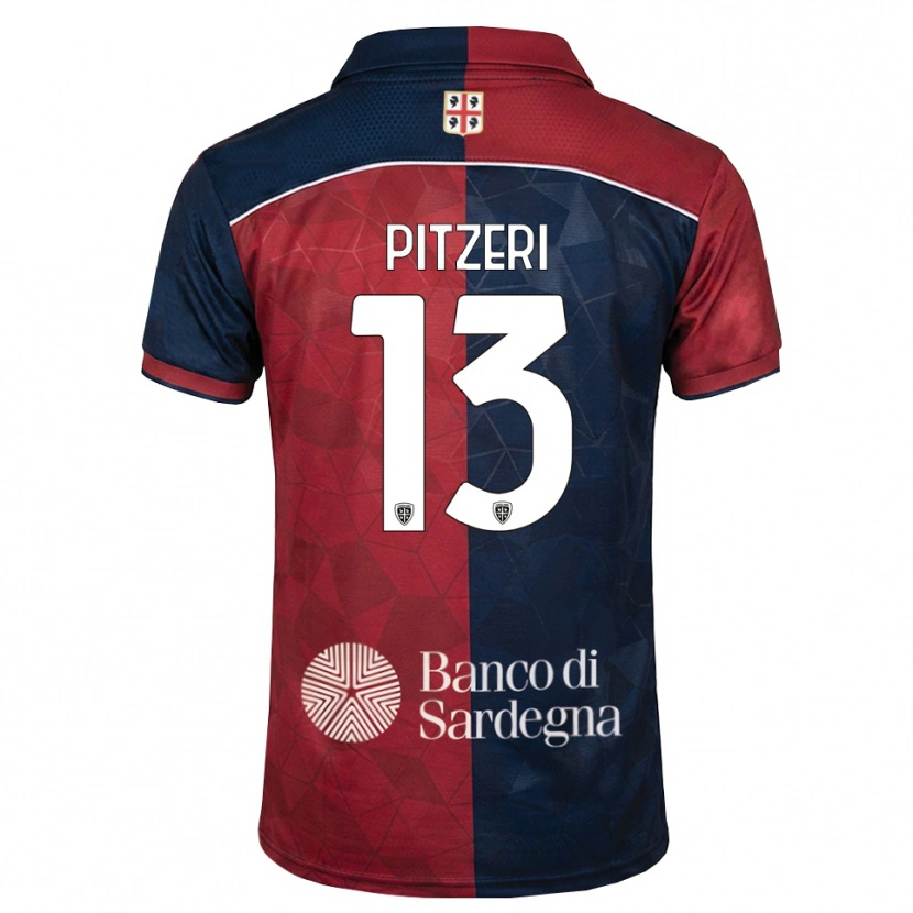Danxen Homme Maillot Yari Pitzeri #13 Bourgogne Bleu Roi Tenues Domicile 2026/27 T-Shirt