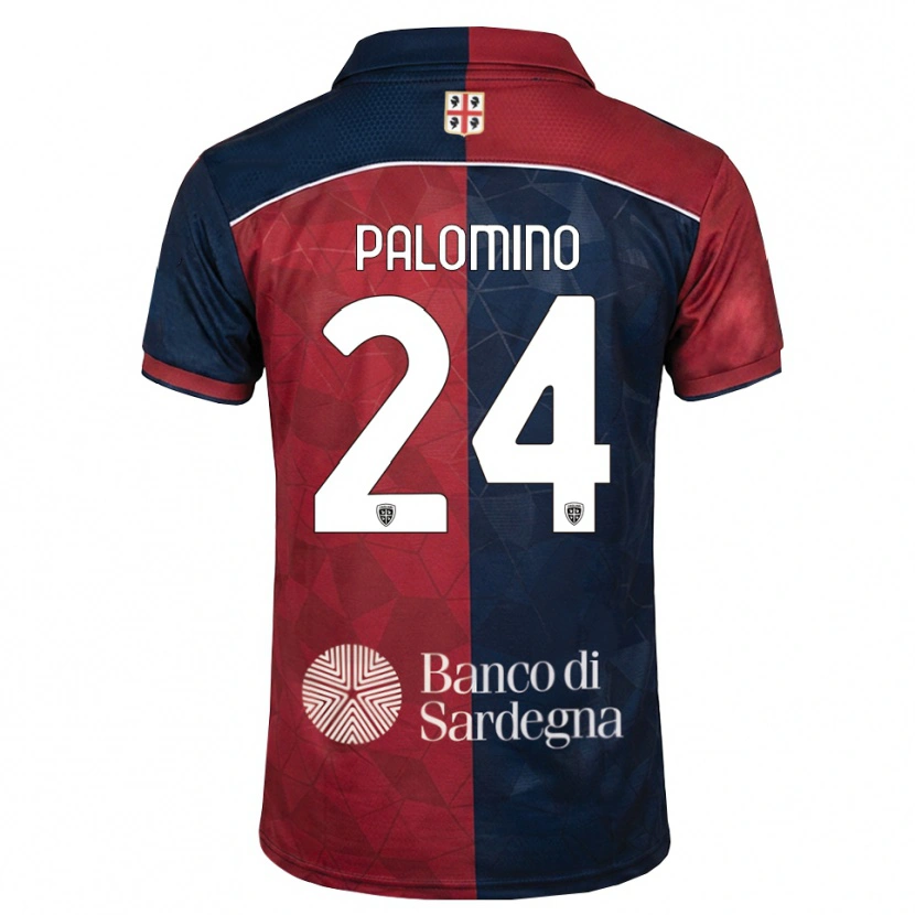 Danxen Homme Maillot Jose Luis Palomino #24 Bourgogne Bleu Roi Tenues Domicile 2026/27 T-Shirt
