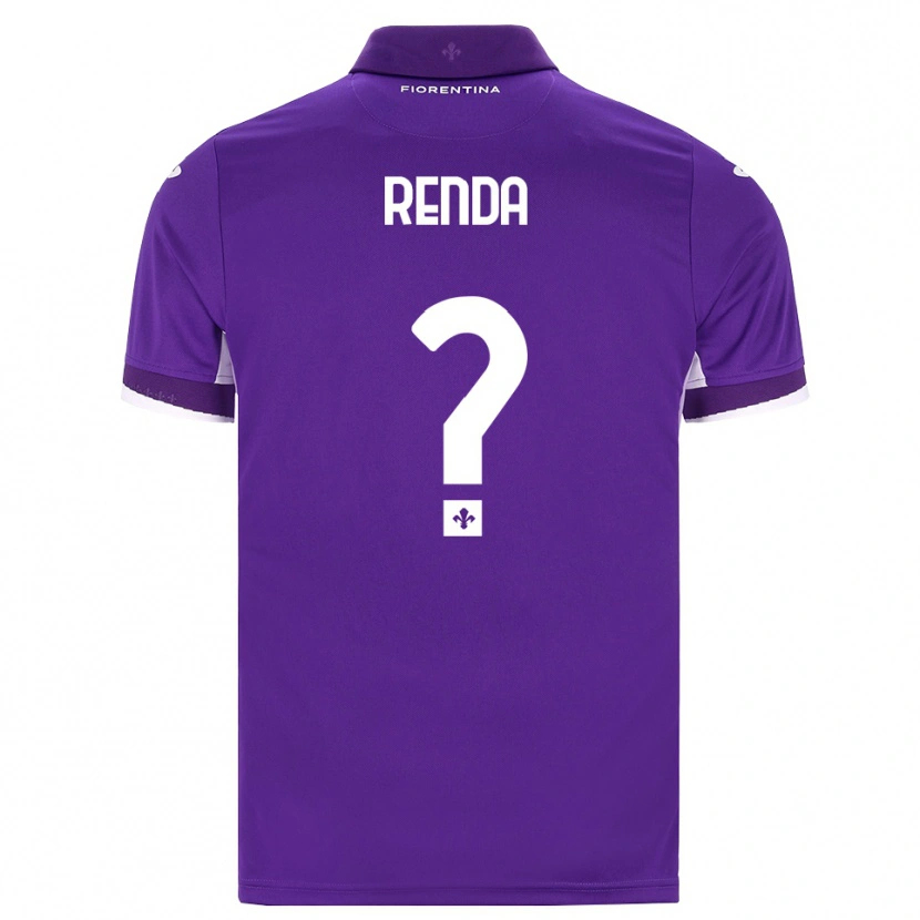 Danxen Homme Maillot Thomas Renda #0 Violet Blanc Rose Tenues Domicile 2026/27 T-Shirt