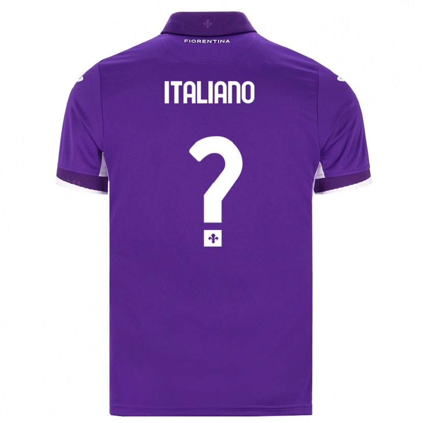 Danxen Homme Maillot Riccardo Italiano #0 Violet Blanc Rose Tenues Domicile 2026/27 T-Shirt