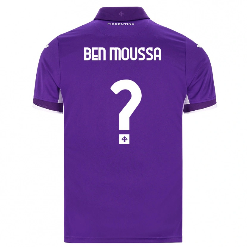 Danxen Homme Maillot Mehdi Ben Moussa #0 Violet Blanc Rose Tenues Domicile 2026/27 T-Shirt
