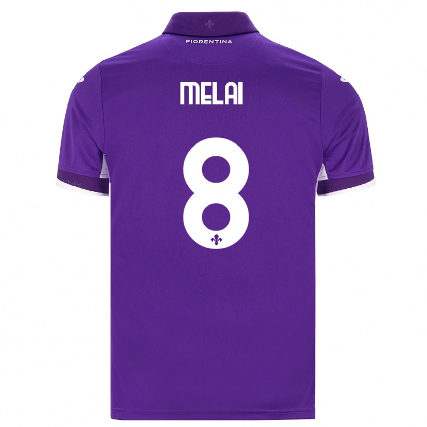 Danxen Homme Maillot Christian Melai #8 Violet Blanc Rose Tenues Domicile 2026/27 T-Shirt