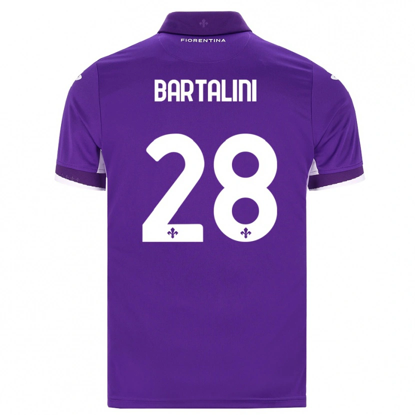 Danxen Homme Maillot Viola Bartalini #28 Violet Blanc Rose Tenues Domicile 2026/27 T-Shirt