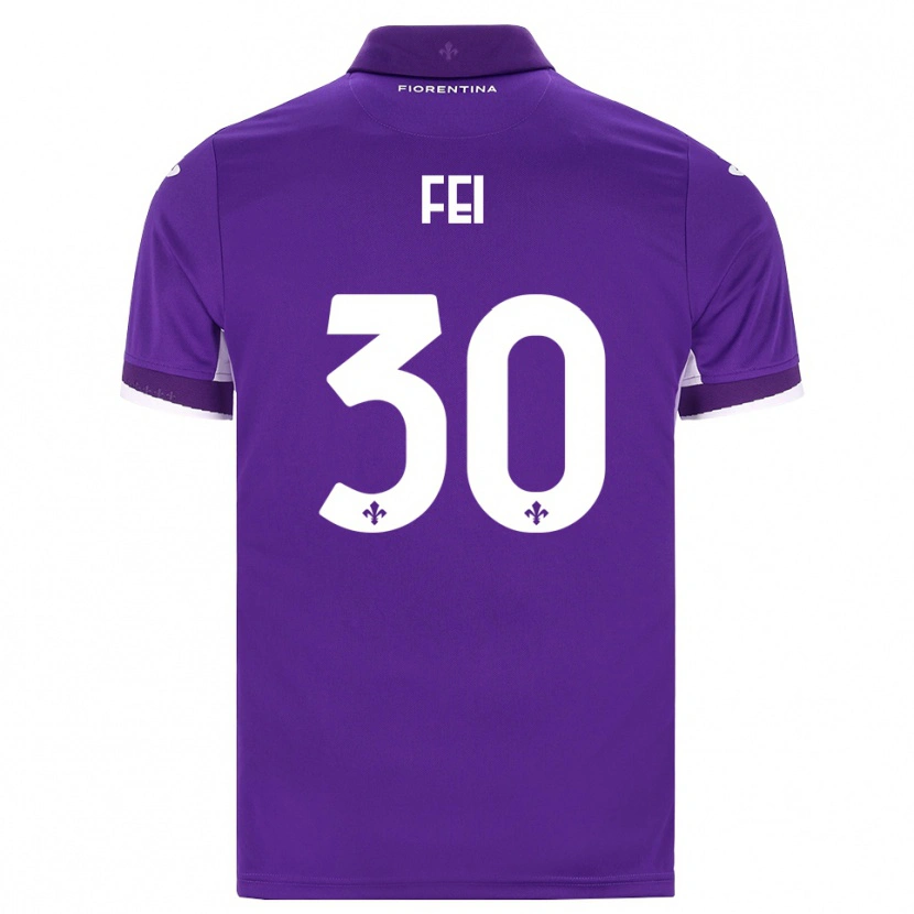 Danxen Homme Maillot Gianmaria Fei #30 Violet Blanc Rose Tenues Domicile 2026/27 T-Shirt