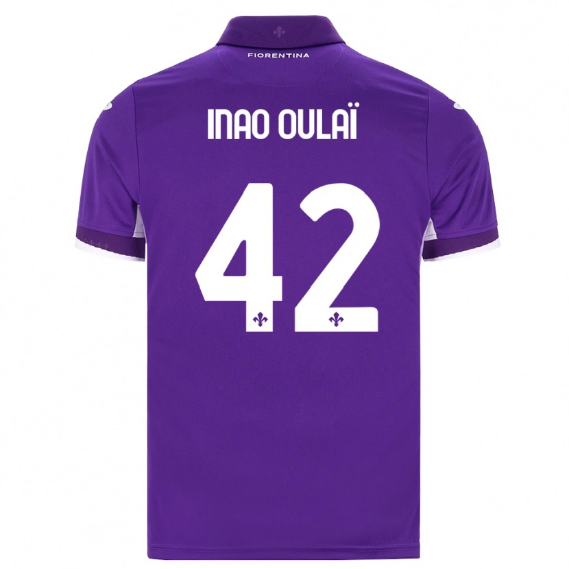 Danxen Homme Maillot Christ Inao Oulaï #42 Violet Blanc Rose Tenues Domicile 2026/27 T-Shirt