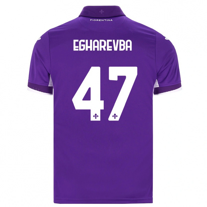Danxen Homme Maillot Fortune Egharevba #47 Violet Blanc Rose Tenues Domicile 2026/27 T-Shirt