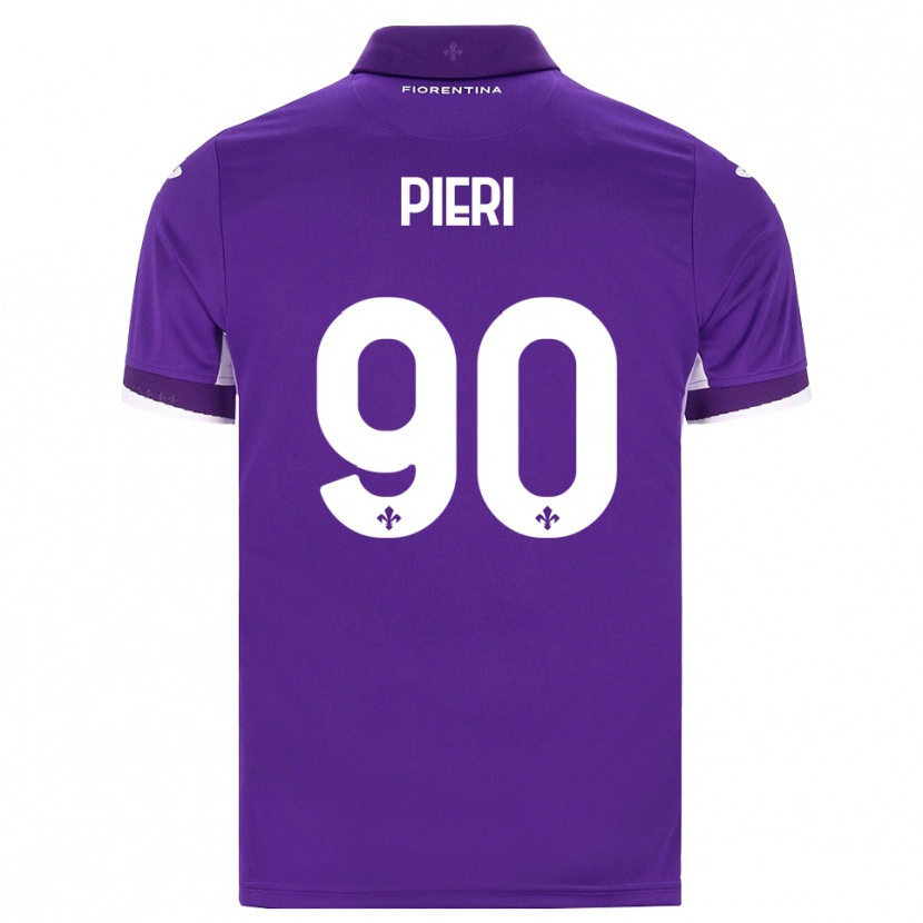 Danxen Homme Maillot Arianna Pieri #90 Violet Blanc Rose Tenues Domicile 2026/27 T-Shirt