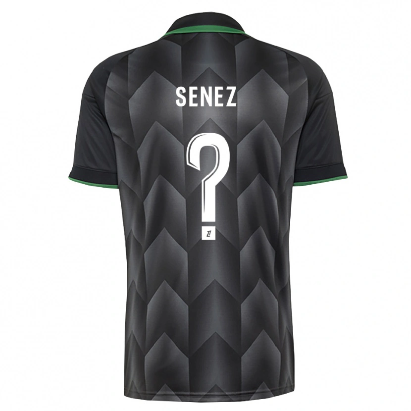 Danxen Homme Maillot Axel Senez #0 Blanc Noir Vert Tenues Extérieur 2026/27 T-Shirt
