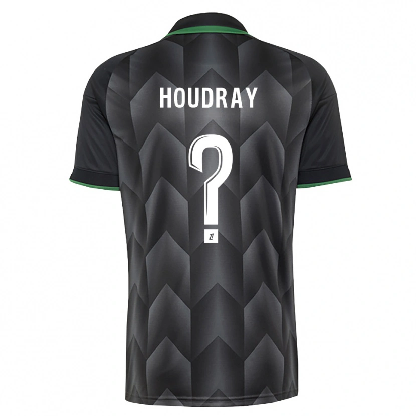 Danxen Homme Maillot Leyaan Houdray #0 Blanc Noir Vert Tenues Extérieur 2026/27 T-Shirt