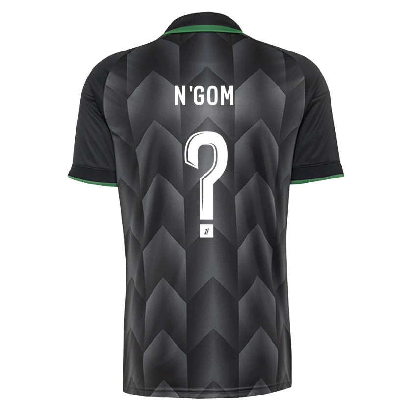 Danxen Homme Maillot Tidjani N'gom #0 Blanc Noir Vert Tenues Extérieur 2026/27 T-Shirt
