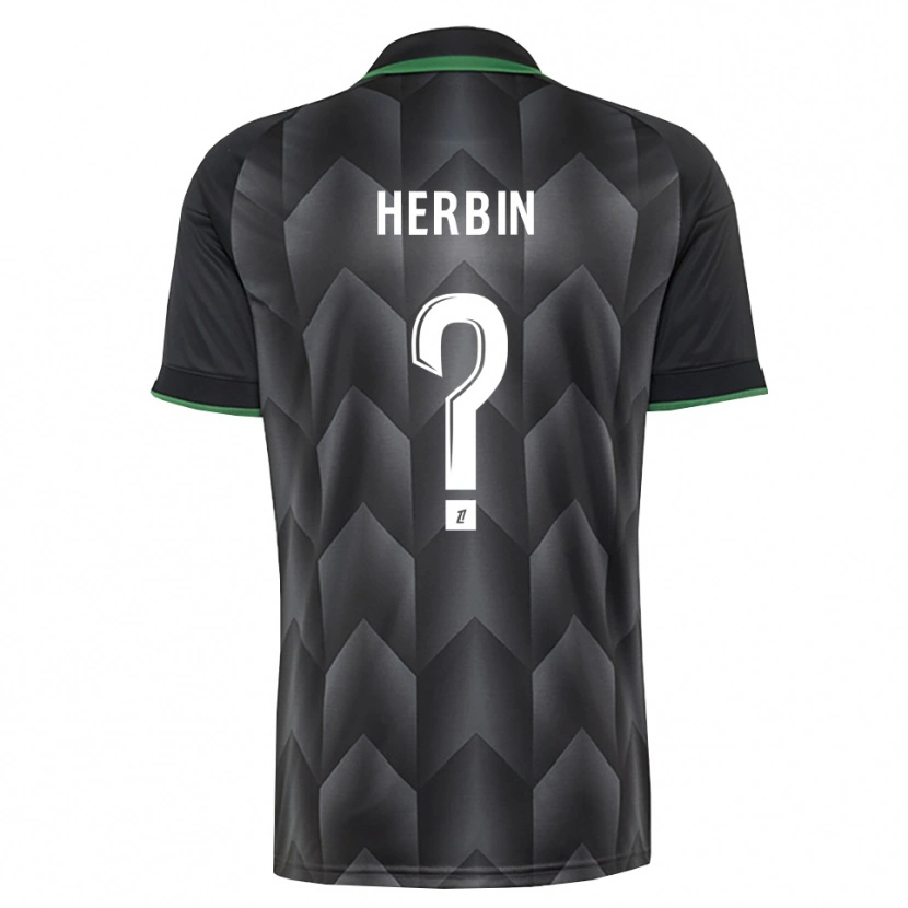 Danxen Homme Maillot Grégoire Herbin #0 Blanc Noir Vert Tenues Extérieur 2026/27 T-Shirt