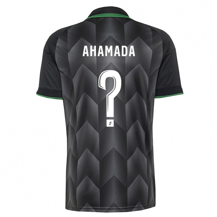 Danxen Homme Maillot Nelson Ahamada #0 Blanc Noir Vert Tenues Extérieur 2026/27 T-Shirt