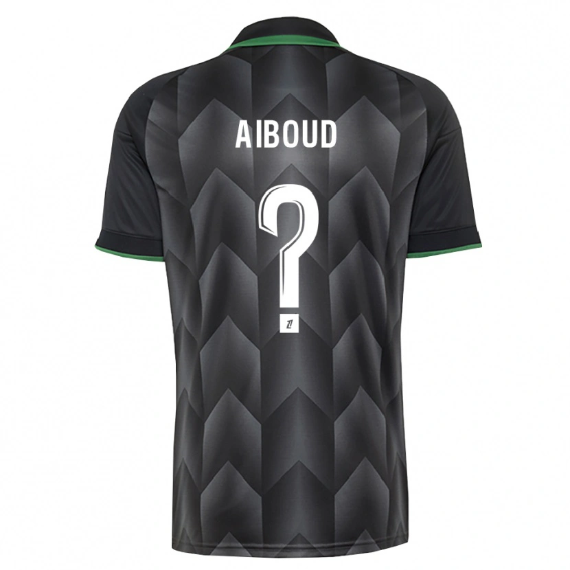 Danxen Homme Maillot Rayan Aiboud #0 Blanc Noir Vert Tenues Extérieur 2026/27 T-Shirt