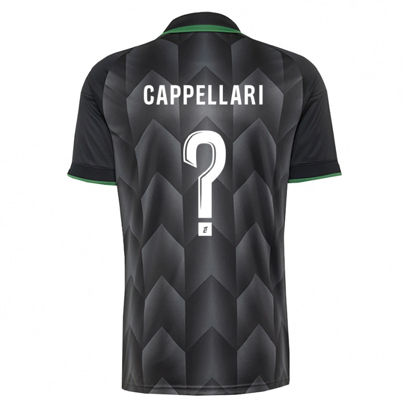 Danxen Homme Maillot Jihan Cappellari #0 Blanc Noir Vert Tenues Extérieur 2026/27 T-Shirt