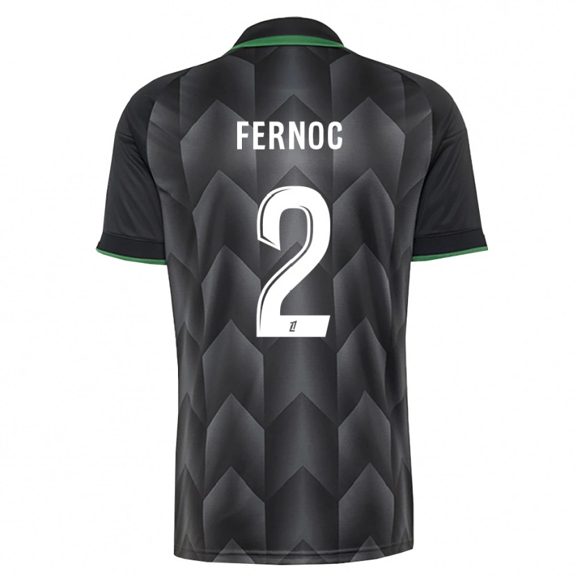 Danxen Homme Maillot Djulian Fernoc #2 Blanc Noir Vert Tenues Extérieur 2026/27 T-Shirt