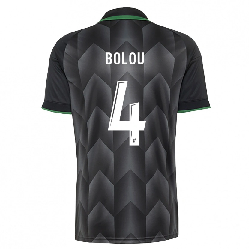 Danxen Homme Maillot Abraham Bolou #4 Blanc Noir Vert Tenues Extérieur 2026/27 T-Shirt
