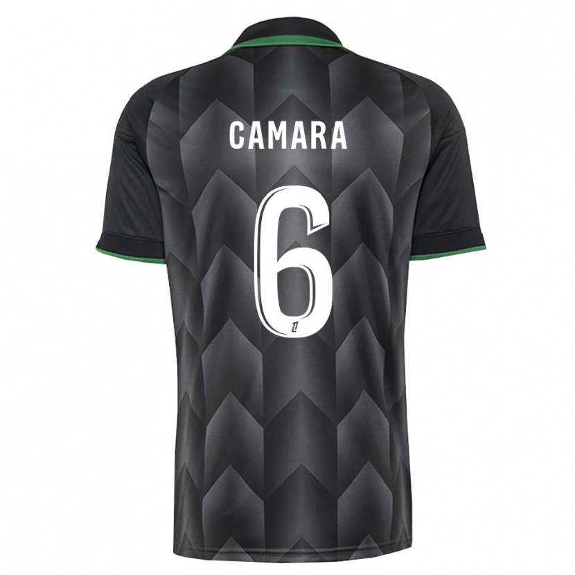 Danxen Homme Maillot Mamadou Camara #6 Blanc Noir Vert Tenues Extérieur 2026/27 T-Shirt