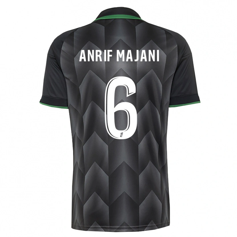 Danxen Homme Maillot El Anrif Majani #6 Blanc Noir Vert Tenues Extérieur 2026/27 T-Shirt