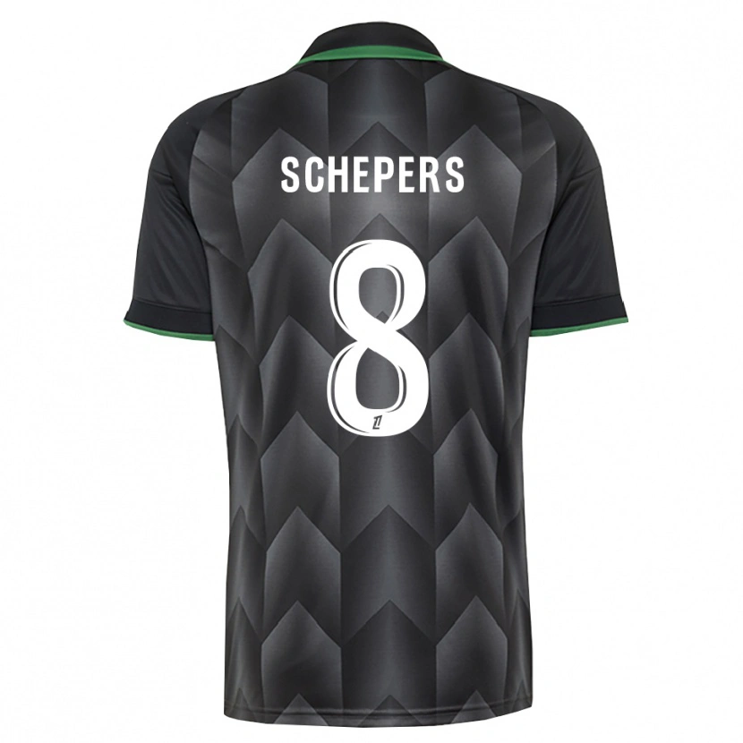 Danxen Homme Maillot Marie Schepers #8 Blanc Noir Vert Tenues Extérieur 2026/27 T-Shirt