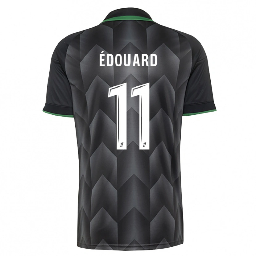 Danxen Homme Maillot Odsonne Édouard #11 Blanc Noir Vert Tenues Extérieur 2026/27 T-Shirt