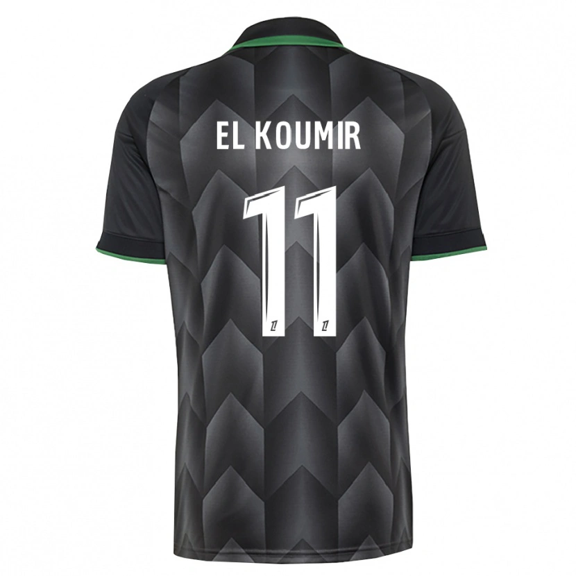 Danxen Homme Maillot Kaîna El Koumir #11 Blanc Noir Vert Tenues Extérieur 2026/27 T-Shirt