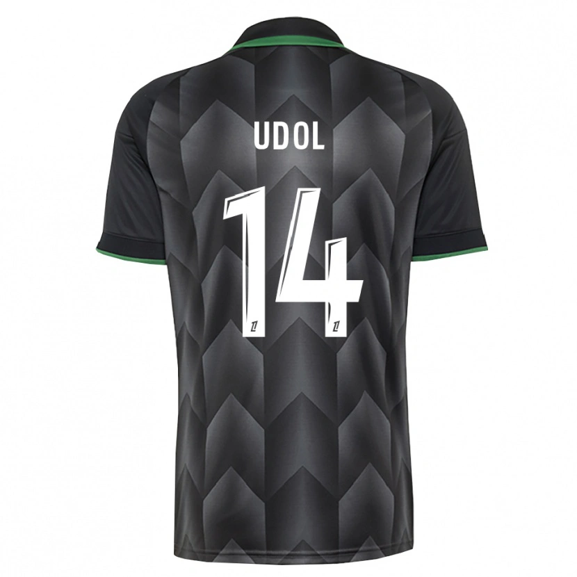 Danxen Homme Maillot Matthieu Udol #14 Blanc Noir Vert Tenues Extérieur 2026/27 T-Shirt