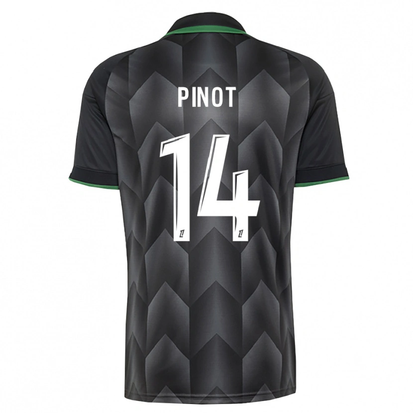 Danxen Homme Maillot Laurine Pinot #14 Blanc Noir Vert Tenues Extérieur 2026/27 T-Shirt
