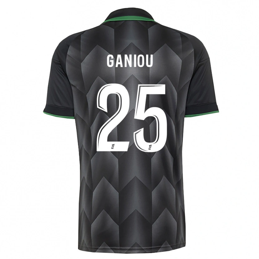 Danxen Homme Maillot Ismaëlo Ganiou #25 Blanc Noir Vert Tenues Extérieur 2026/27 T-Shirt