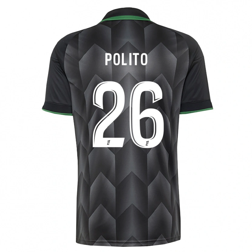 Danxen Homme Maillot Carla Polito #26 Blanc Noir Vert Tenues Extérieur 2026/27 T-Shirt