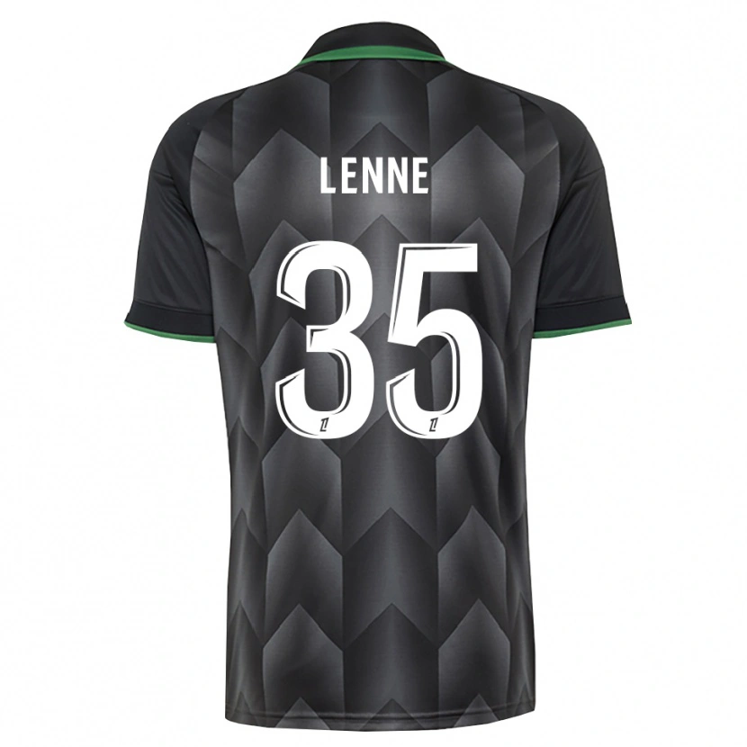Danxen Homme Maillot Oscar Lenne #35 Blanc Noir Vert Tenues Extérieur 2026/27 T-Shirt