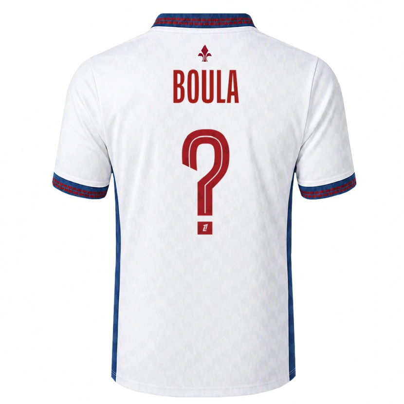 Danxen Homme Maillot Exauce Mpembele Boula #0 Rouge Blanc Bleu Tenues Extérieur 2026/27 T-Shirt