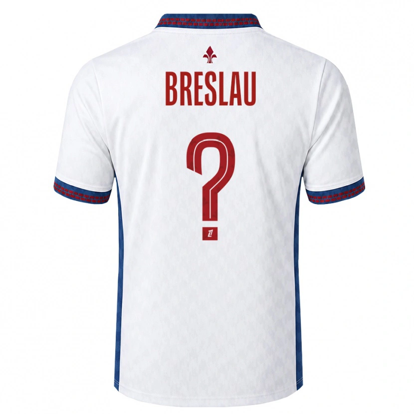 Danxen Homme Maillot Jessy Breslau #0 Rouge Blanc Bleu Tenues Extérieur 2026/27 T-Shirt