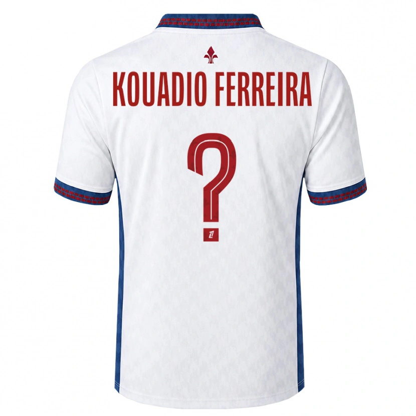 Danxen Homme Maillot Wilfrid Kouadio Ferreira #0 Rouge Blanc Bleu Tenues Extérieur 2026/27 T-Shirt
