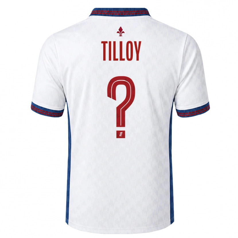 Danxen Homme Maillot Paul Tilloy #0 Rouge Blanc Bleu Tenues Extérieur 2026/27 T-Shirt
