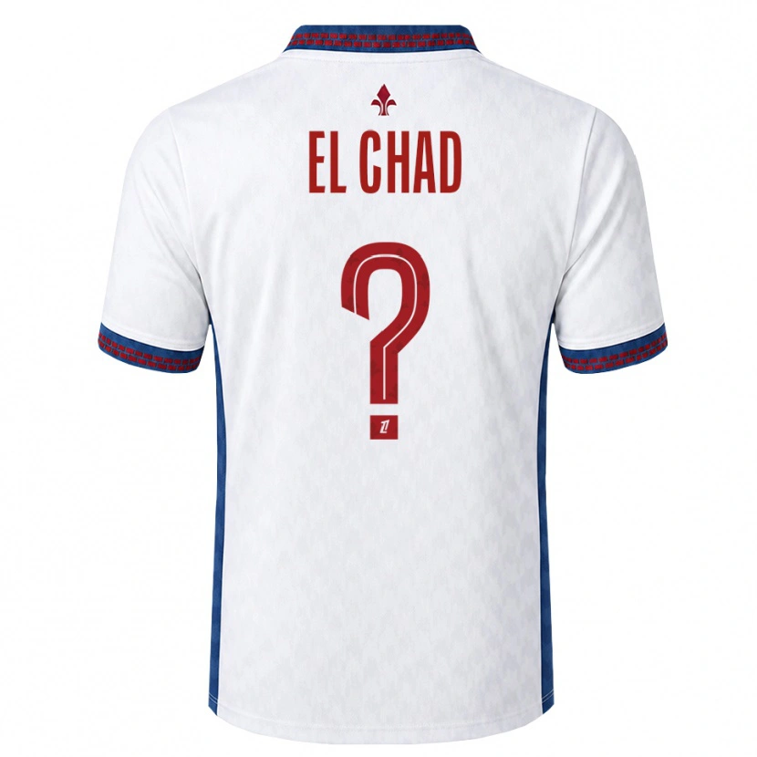 Danxen Homme Maillot Nesryne El Chad #0 Rouge Blanc Bleu Tenues Extérieur 2026/27 T-Shirt