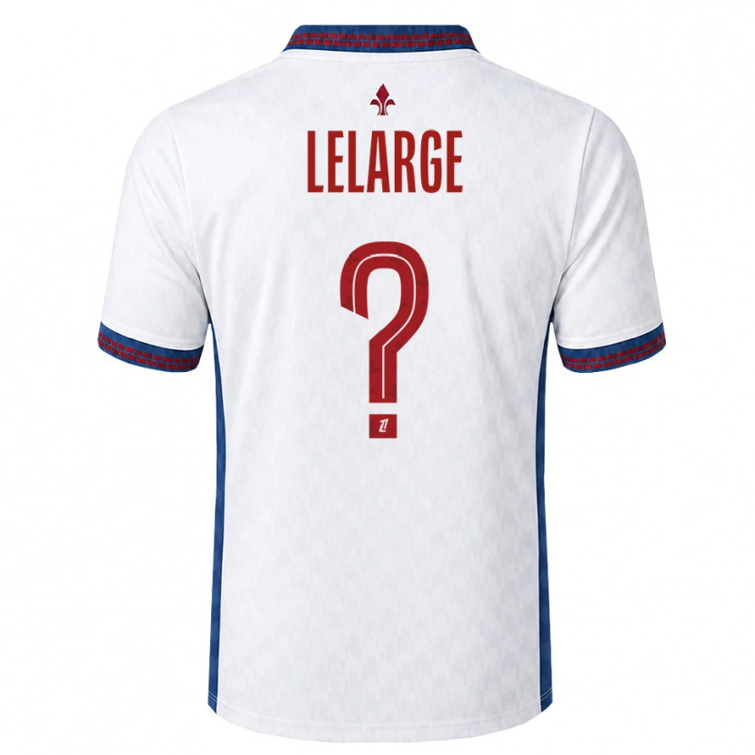 Danxen Homme Maillot Claire Lelarge #0 Rouge Blanc Bleu Tenues Extérieur 2026/27 T-Shirt