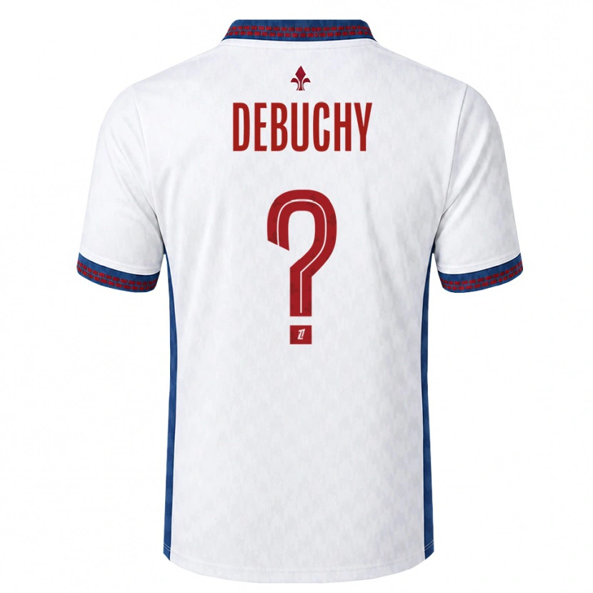 Danxen Homme Maillot Lukas Debuchy #0 Rouge Blanc Bleu Tenues Extérieur 2026/27 T-Shirt