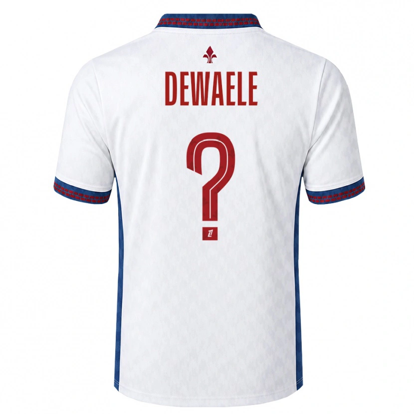 Danxen Homme Maillot Élina Dewaele #0 Rouge Blanc Bleu Tenues Extérieur 2026/27 T-Shirt