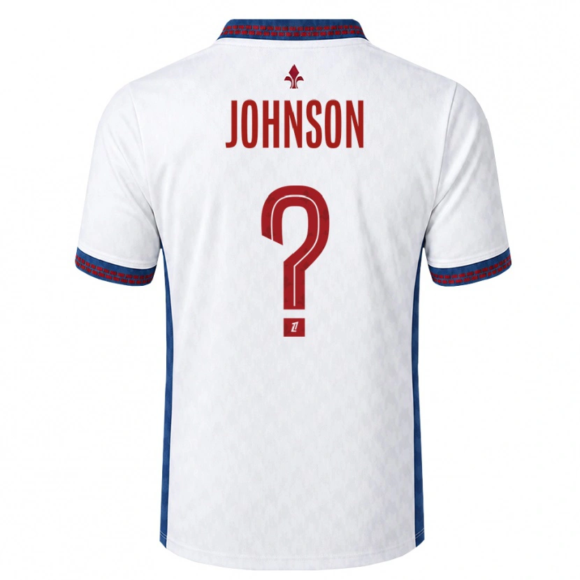 Danxen Homme Maillot Kédie Johnson #0 Rouge Blanc Bleu Tenues Extérieur 2026/27 T-Shirt