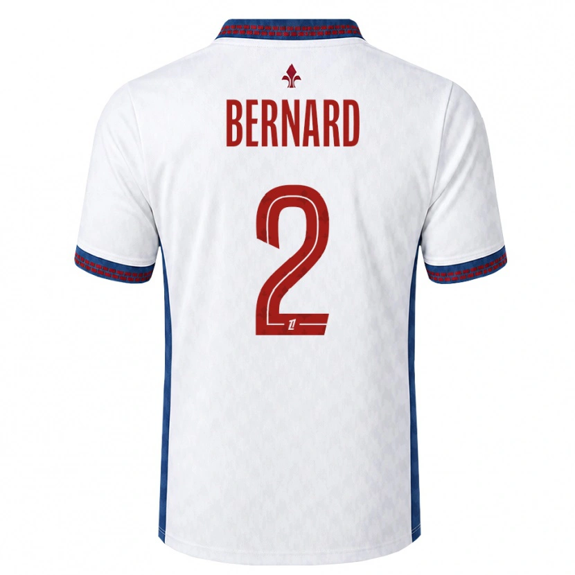 Danxen Homme Maillot Loïk Bernard #2 Rouge Blanc Bleu Tenues Extérieur 2026/27 T-Shirt
