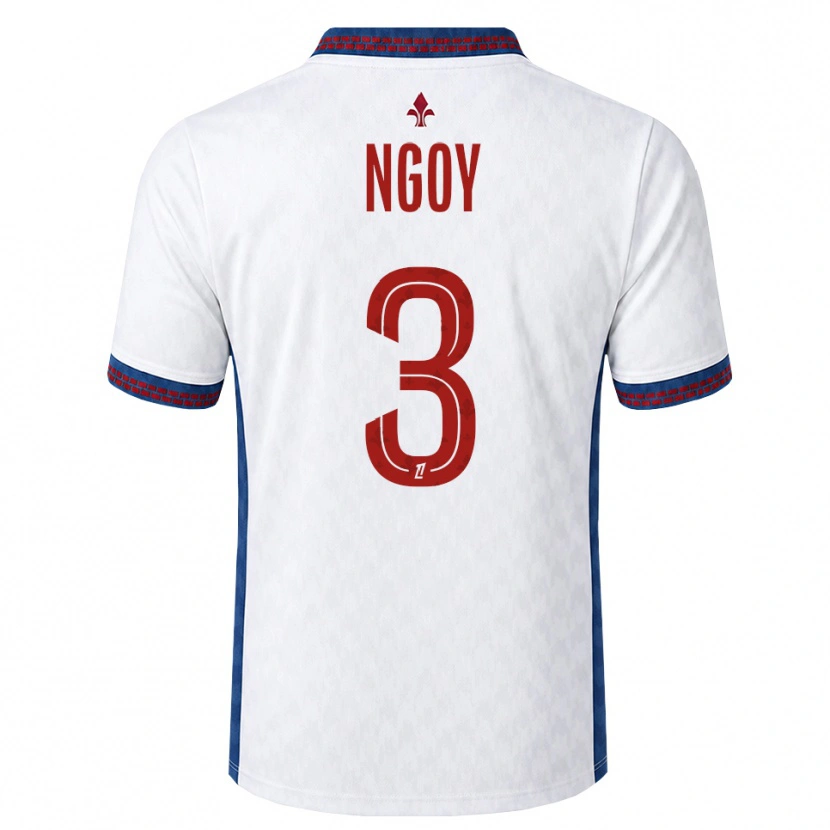 Danxen Homme Maillot Nathan Ngoy #3 Rouge Blanc Bleu Tenues Extérieur 2026/27 T-Shirt
