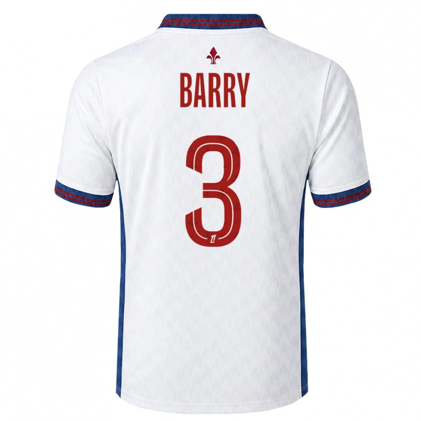 Danxen Homme Maillot Léo Barry #3 Rouge Blanc Bleu Tenues Extérieur 2026/27 T-Shirt