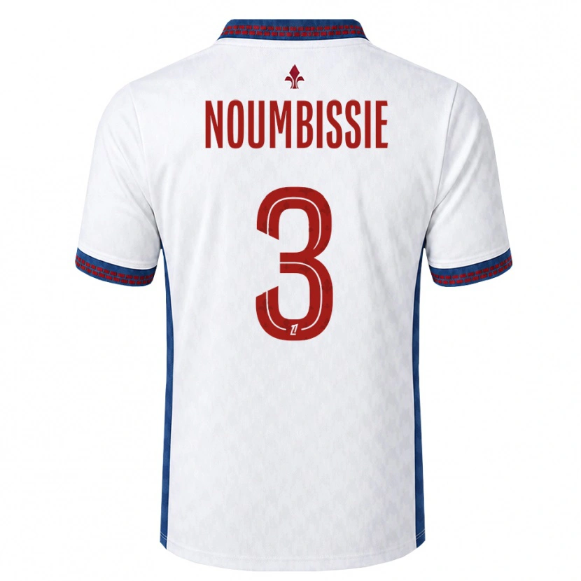 Danxen Homme Maillot Stéphane Noumbissie #3 Rouge Blanc Bleu Tenues Extérieur 2026/27 T-Shirt