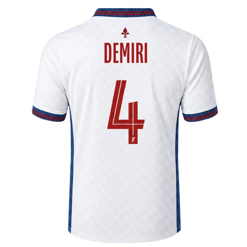 Danxen Homme Maillot Andi Demiri #4 Rouge Blanc Bleu Tenues Extérieur 2026/27 T-Shirt