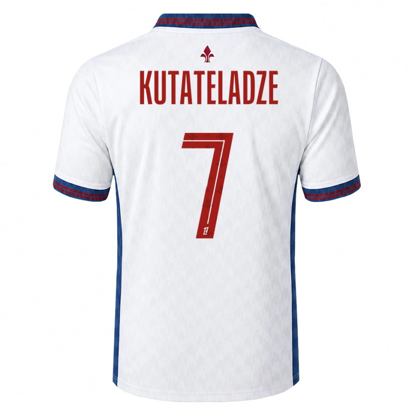 Danxen Homme Maillot Alexandre Kutateladze #7 Rouge Blanc Bleu Tenues Extérieur 2026/27 T-Shirt