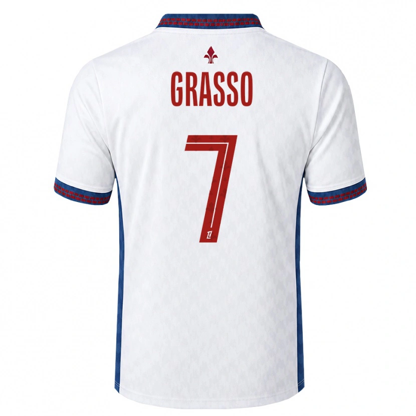 Danxen Homme Maillot Enzo Grasso #7 Rouge Blanc Bleu Tenues Extérieur 2026/27 T-Shirt
