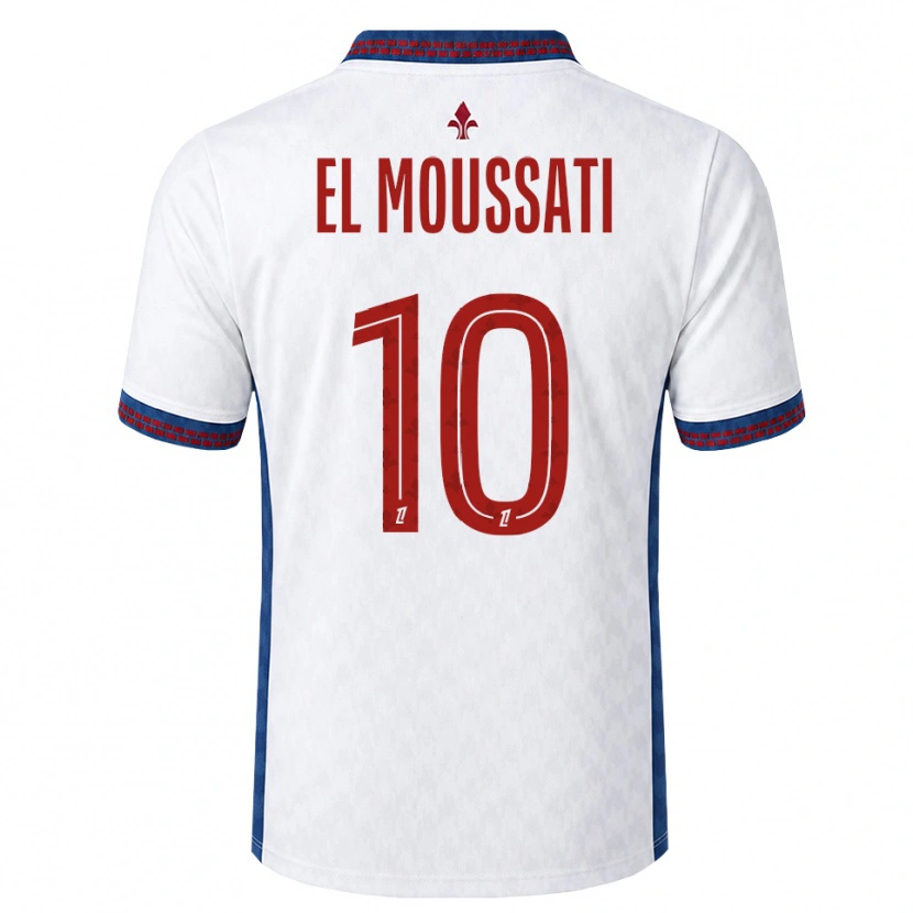 Danxen Homme Maillot Redouane El Moussati #10 Rouge Blanc Bleu Tenues Extérieur 2026/27 T-Shirt